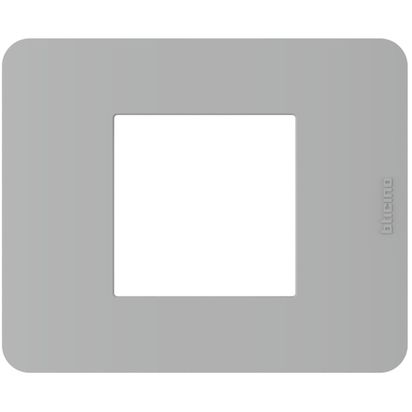 BTicino Placca MatixGO 2 moduli Grigio JA4802JG