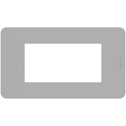 BTicino Placca MatixGO 4 moduli Grigio JA4804JG