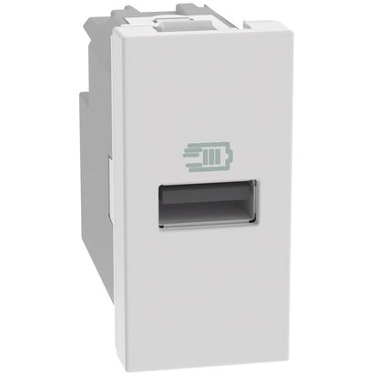 Bticino MatixGO Caricatore USB Tipo A Bianco JW4191A