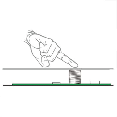 Dimmer interruttore touch 1 canale – MAX 24V / 76W