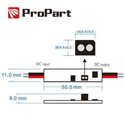 Sensore Switch per porte, armadi e cassetti – MAX 12V/48W – 24V/96W