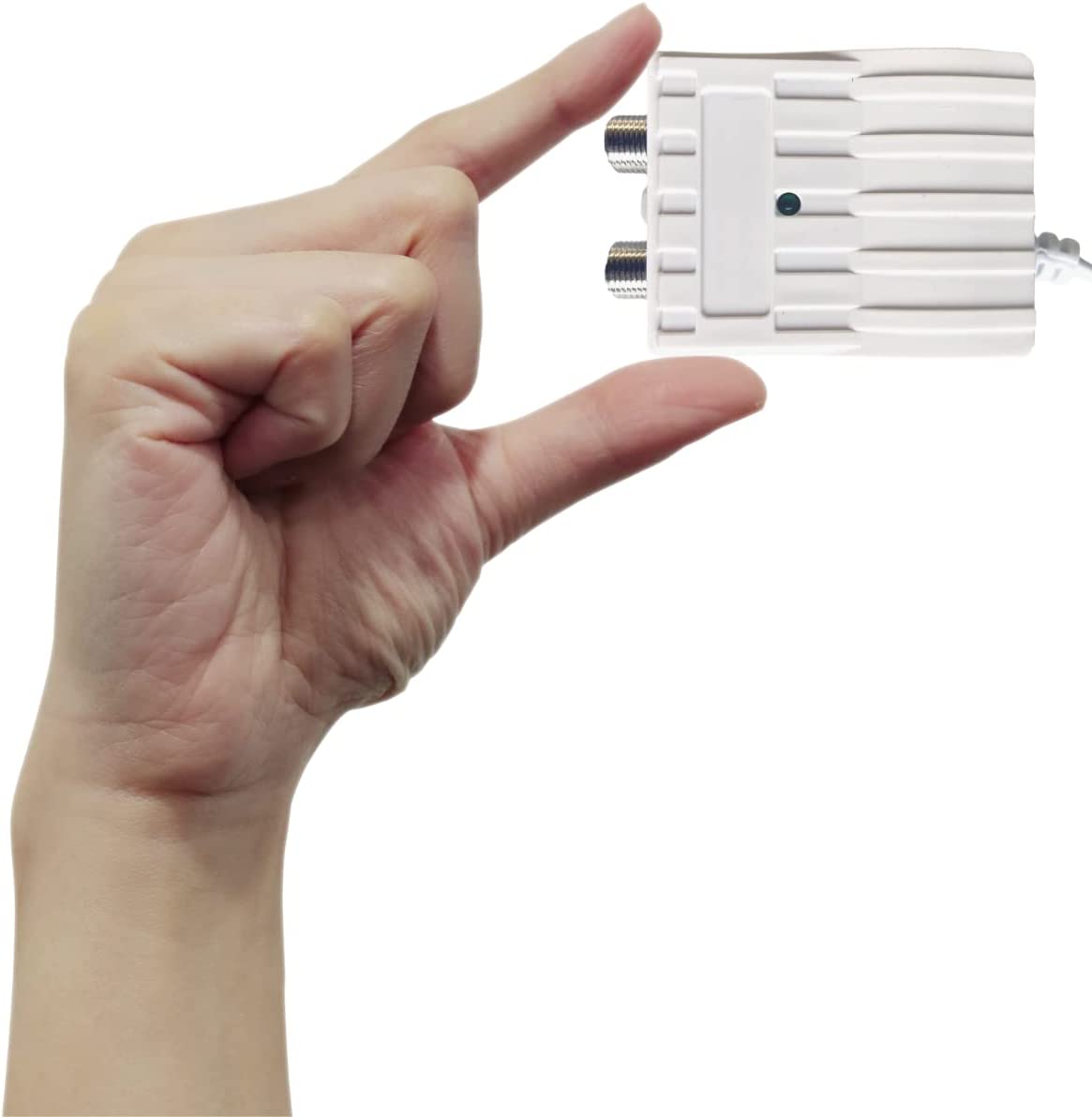 Alimentatore Antenna Tv 1 uscita stabilizzato 12V 350mA con connettori F