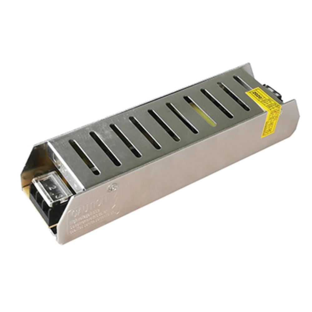 Alimentatore switching metallico per strisce led e faretti a 24 Volt tensione costante disponibile su Patabit.it al miglior prezzo
