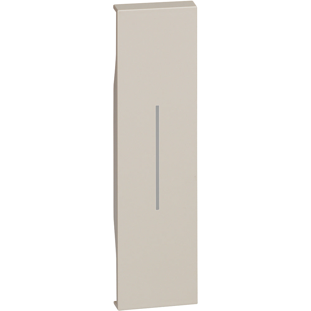 Cover Illuminabile sabbia 1 modulo Bticino Living Now KM01