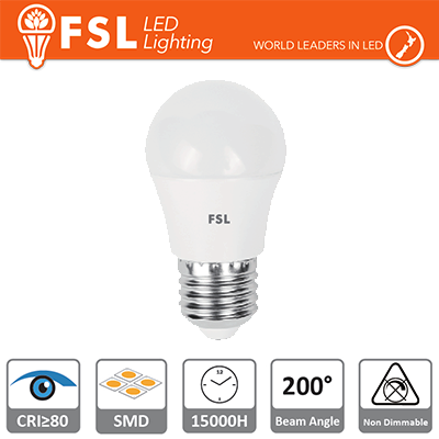Lampadina led E27 7,5W Sfera luce fredda naturale calda