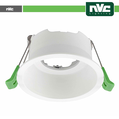 Ghiera fissa anti abbagliamento foro 75mm BIANCO