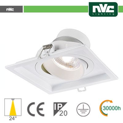 Incasso Multi lampada - 9w (1x9w) 4000k 720lm >24°