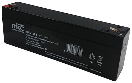 Batteria al Piombo Ricaricabile 12V 2,3Ah - Terminale Faston 4.8mm