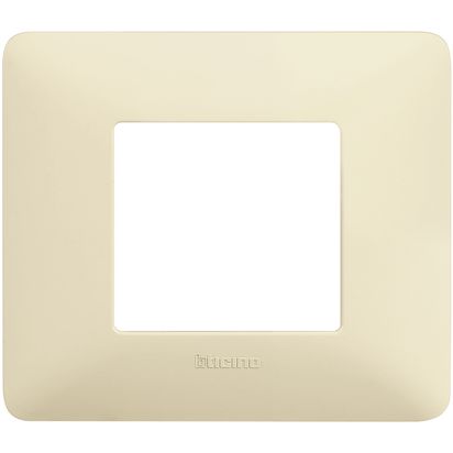 Placca Matix 2 moduli Avorio BTicino AM4802BAV
