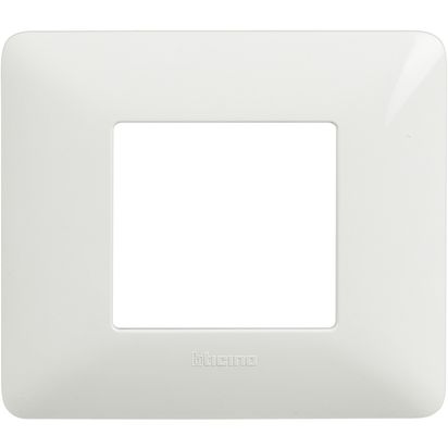 Placca Matix 2 moduli Bianca BTicino AM4802BBN