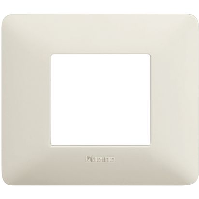 Placca Matix 2 moduli Cenere BTicino AM4802BCN