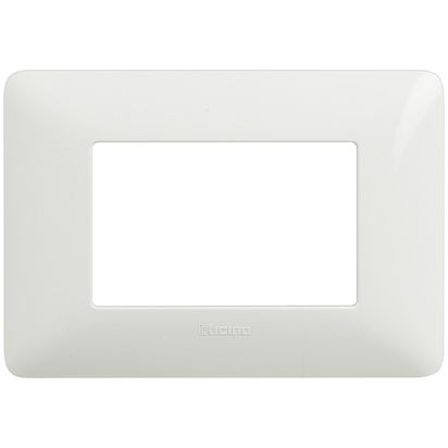 Placca Matix 3 moduli Bianca BTicino AM4803BBN