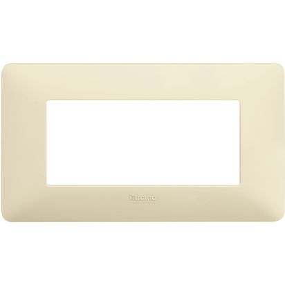 Placca Matix 4 moduli Avorio BTicino AM4804BAV