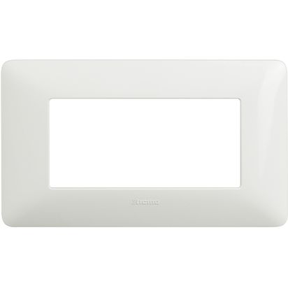 Placca Matix 4 moduli Bianca BTicino AM4804BBN