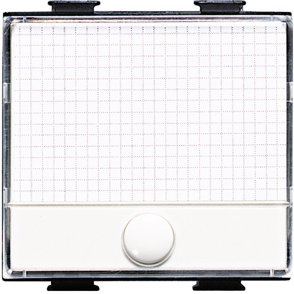 Bticino Matix Pulsante con targa portanome illuminabile AM5008