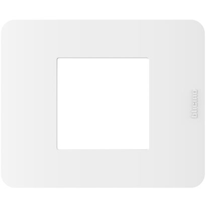BTicino Placca MatixGO 2 moduli Bianca JA4802JW