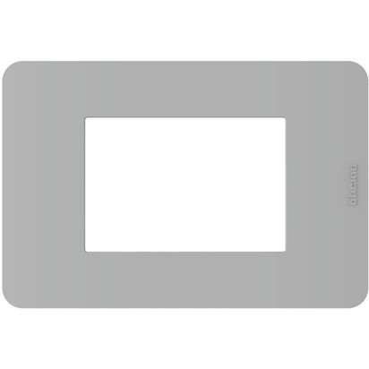 BTicino Placca MatixGO 3 moduli Grigio JA4803JG
