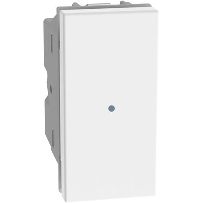 Bticino MatixGO Deviatore assiale unipolare Bianco JW4053 Illuminabile