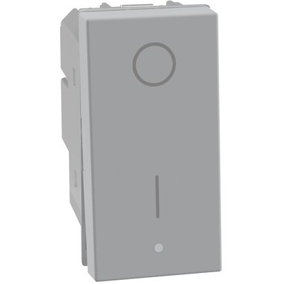 Bticino MatixGO Interruttore Bipolare Grigio JG4002 Illuminabile