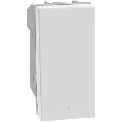 Bticino MatixGO Invertitore unipolare Bianco JW4004 Illuminabile