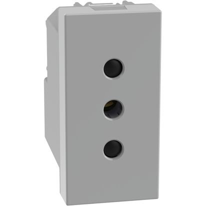 Bticino MatixGO Presa 10A 2P+T Grigio JG4113