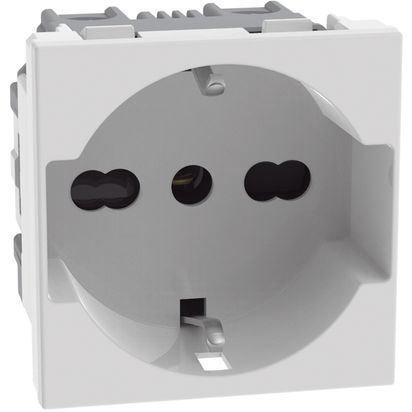 Bticino MatixGO Presa Schuko 16A 2P+T Bianca JW4140A16