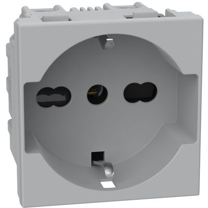 Bticino MatixGO Presa Schuko 16A 2P+T Grigio JG4140A16