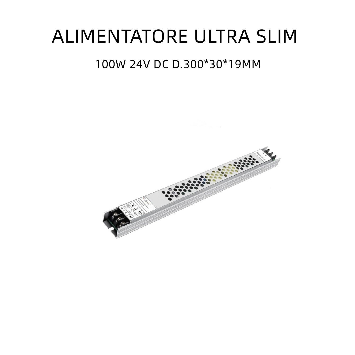 Driver Slim 24V 100W per strisce led