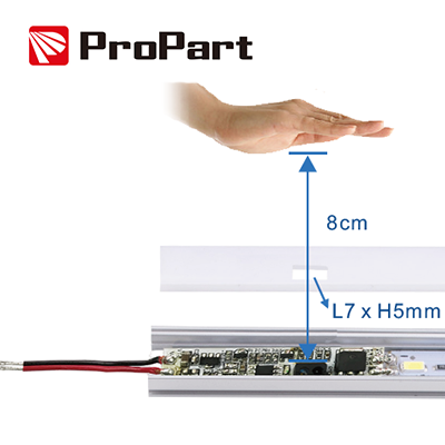Sensore Switch per porte, armadi e cassetti – MAX 12V/48W – 24V/96W