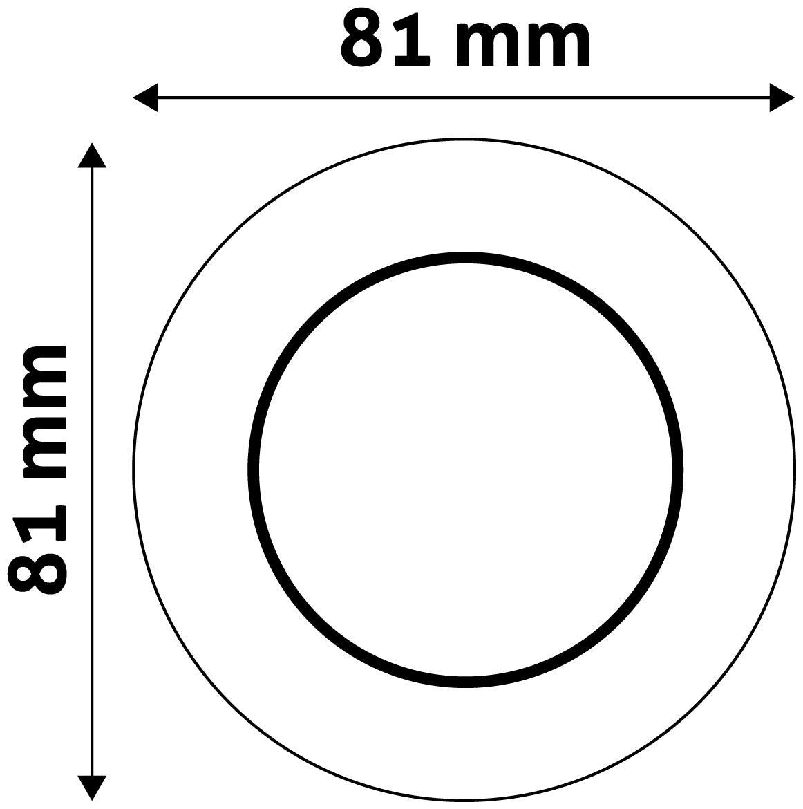 Faretto fisso da incasso colore bianco per lampade GU10