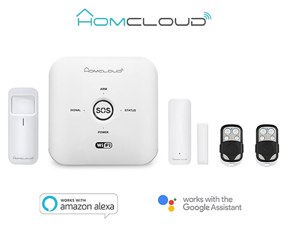 Kit Antifurto wireless 10G Homcloud Wi-Fi + GSM