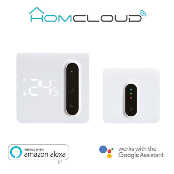 Cronotermostato digitale Smart Homcloud Wi-Fi + ricevitor RF