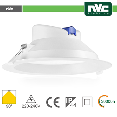 Downlight LED IP44 17W 3000K 1550LM 90º FORO:145-155mm