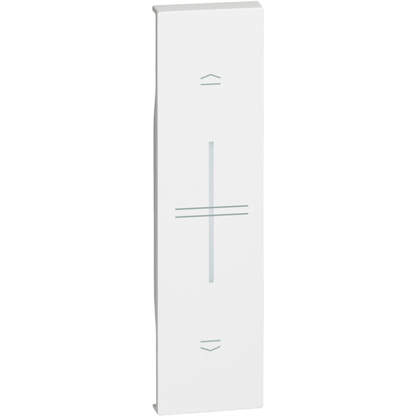 Cover illuminabile per comando tapparella connesso 1 modulo Bticino Living Now KW32 Cover illuminabile per comando tapparella connesso art. K4027C -1 modulo, Bianco