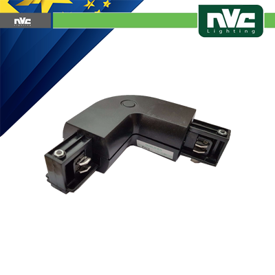 Connettore Forma  L  Binario Trifase - Colore Nero
