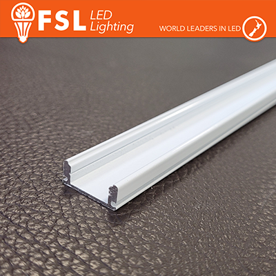 12x BARRA  ALLUMINIO 6063 - U - 2m BIANCA