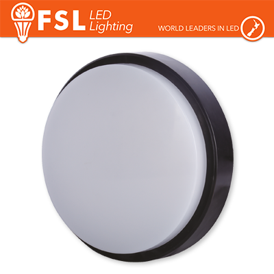 Plafoniera LED ROTONDA NERA 15W 4000K Ø180*55 IP54