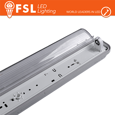 12x Plafoniera Stagna per tubi LED 1x150cm