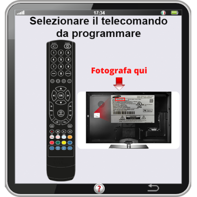 Telecomando universale per TV DVD SAT DTT Smart TV 4 in 1