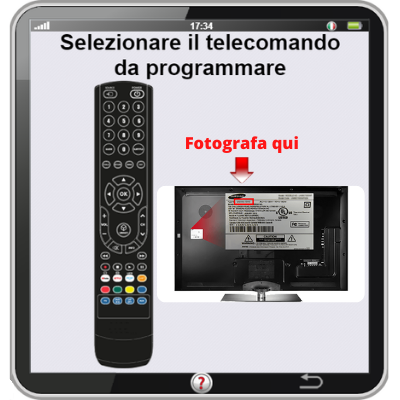 TELECOMANDO UNIVERSALE TV DVD SAT DECODER BD TELESYSTEM - SCEGLI MODELLO  LISTA 1 