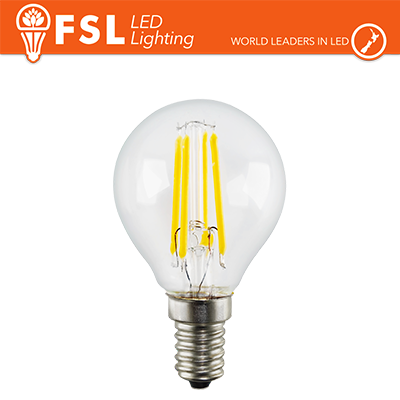 Lampada Filamento Sfera - 4W 2700K E14 400LM