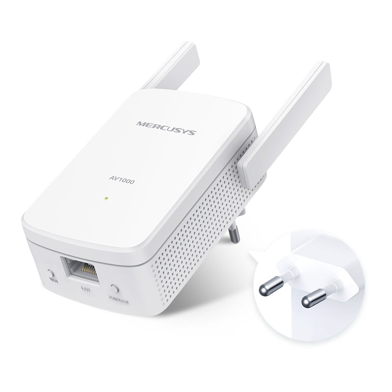 Kit powerline WiFi extender fino a 1000Mbps e 300Mbps in WiFI | Mercusys