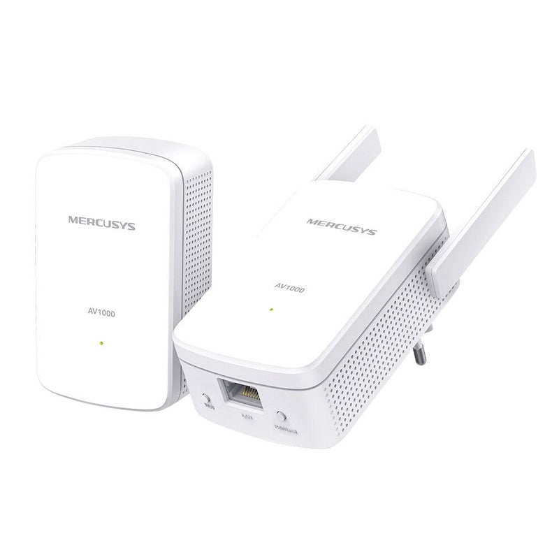 Kit powerline WiFi extender fino a 1000Mbps e 300Mbps in WiFI | Mercusys