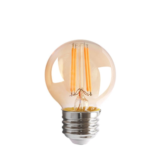 Lampada led a filamento in vetro Ambra Sfera 4W E27