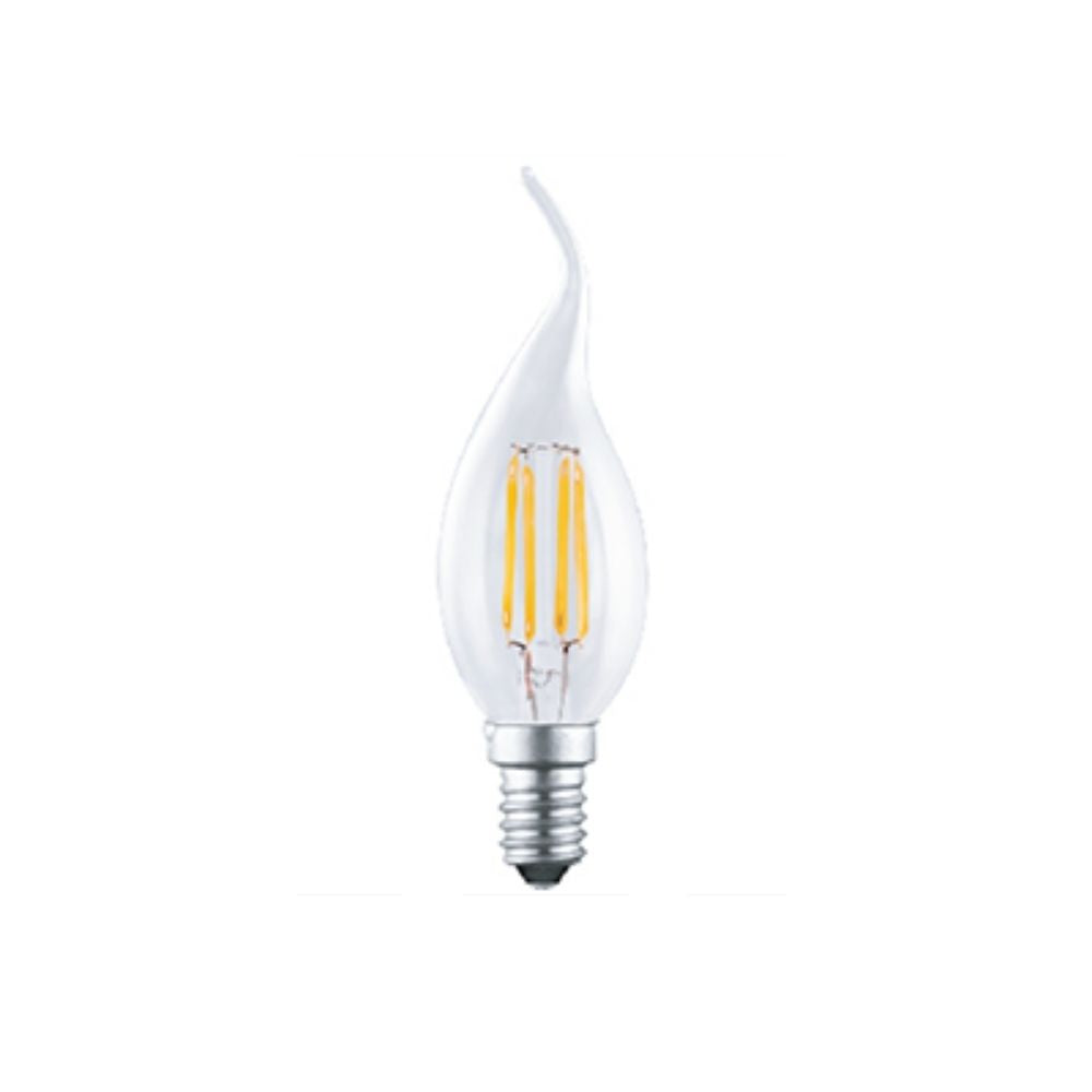 Lampada led a filamento in vetro Trasparente Colpo di Vento 4W E14