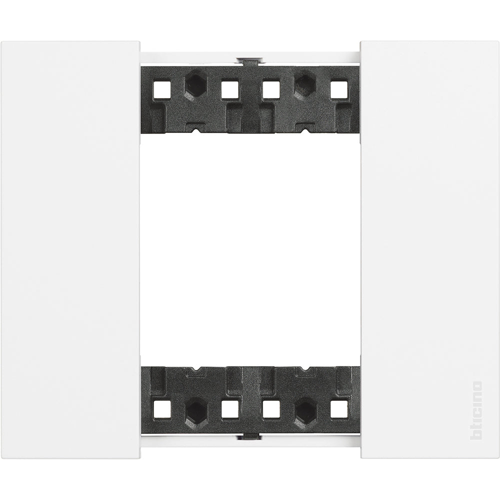 Placca colore bianco 2 moduli Btivino Living NOW KA4802KW