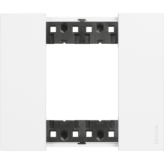 Placca colore bianco 2 moduli Btivino Living NOW KA4802KW