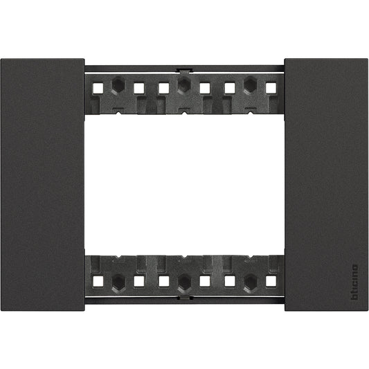 Placca colore nera 3 moduli Btivino Living NOW KA4803KG
