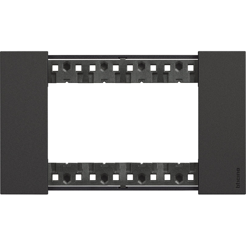 Placca colore nera 4 moduli Btivino Living NOW KA4804KG