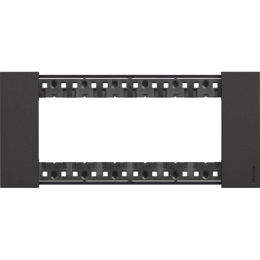 Placca colore nera 6 moduli Btivino Living NOW KA4806KG